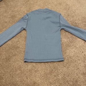 American eagle, blue long sleeve, xxs.